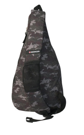Рюкзак однолямочный WENGER , камуфляж, 900D, 45х25х15 см, 7 л (2310600550)