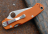 Нож складной Steelclaw S3-orange Боец-2