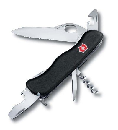 Нож Victorinox Nomad One Hand black 0.8353.MW3 (111 мм)