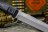 Нож Kizlyar Supreme ALPHA D2 TW BKH Black (TacWash, Black Kraton Handle, Black MOLLE Sheath)