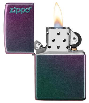 Зажигалка ZIPPO 49146ZL Classic Iridescent Zippo Logo
