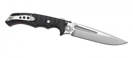 Нож складной НОКС Кугуар (D2, Black G10, speed assist) 332-107406