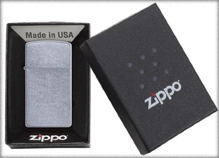 Зажигалка ZIPPO 1607 Slim® Street Chrome