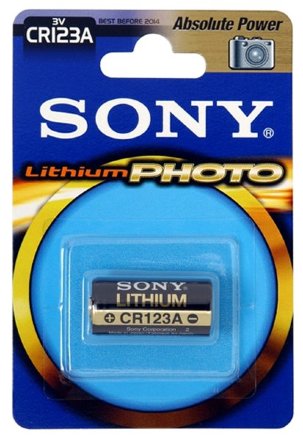 Элемент питания Sony 3V CR123A  Lithium