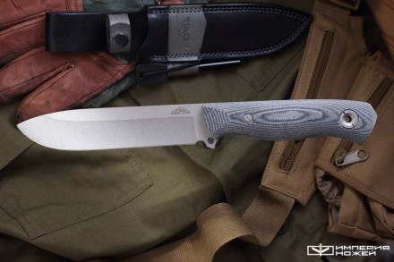 Нож NC Custom Ranger (AUS-10 stonewash, Micarta)
