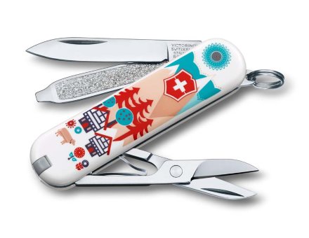 Нож Victorinox Classic SD Swiss Village 0.6223.L1510 (58 мм)