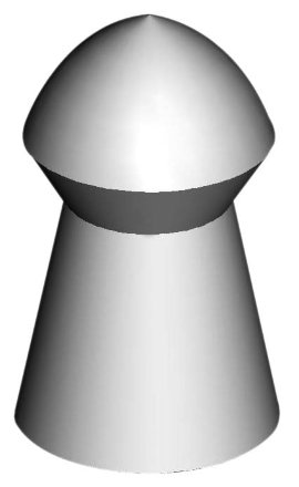 Пули пневматические Gamo TS-10, кал. 4,5 мм, 10,5 гран (200 шт)