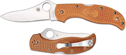 Нож складной Spyderco C90FPBORE Stretch HAP40 Burnt Orange