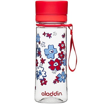 Бутылка для воды Aladdin Aveo 0,35L Красный узор (10-01101-086)