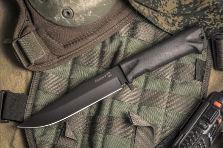 Нож Кизляр Коршун-3 014302 (Blackwash, эластрон)