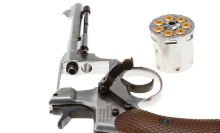 Револьвер пневматический Gletcher NGT F Silver (Наган)