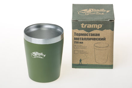 Термостакан металлический Tramp (оливковый, 250мл)