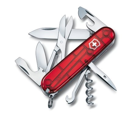 Нож Victorinox Climber red trans 1.3703.T (91 мм)