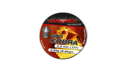 Пули пневматические Umarex Cobra 4,5мм (500шт)