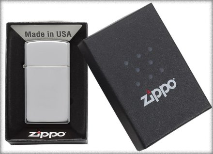 Зажигалка ZIPPO 1610 Slim® High Polish Chrome