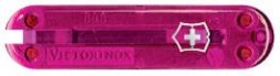 C.6205.T3 Передняя накладка для ножей VICTORINOX 58 мм, пластиковая, полупрозрачная розовая
