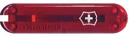 C.6200.T3 Передняя накладка для ножей VICTORINOX 58 мм, пластиковая, полупрозрачная красная