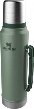Термос STANLEY Classic 1L Темно-Зелёный (10-08266-012)