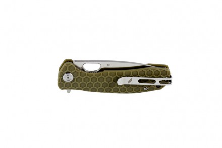 Нож складной Honey Badger Flipper D2 L (HB1007) с зелёной рукоятью