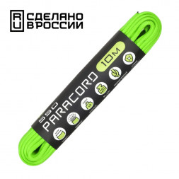 Паракорд 550 CORD nylon 10м RUS (lime)