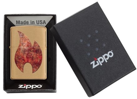 Зажигалка ZIPPO 29878 Rusty Flame Design