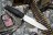 Нож Kizlyar Supreme Alpha Serrated D2 SWS (Stonewash, Серрейтор, Черная рукоять)