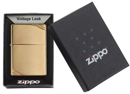Зажигалка ZIPPO 270 Vintage™ High Polish Brass