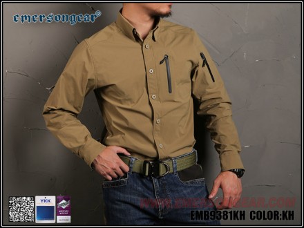 Рубашка Emersongear Blue Lable Triple Tech Tac-Shirt 	BK