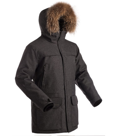 Куртка зимняя PULSAR (серый меланж тмн) BASK