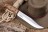 Нож Kizlyar Supreme Bastardo (StoneWash, Walnut Handle, Leather Sheath)