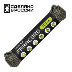 Паракорд 550 CORD nylon 10м RUS (multi camo)