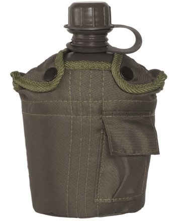 OD US PLASTIC CANTEEN W.CUP AND COVER
