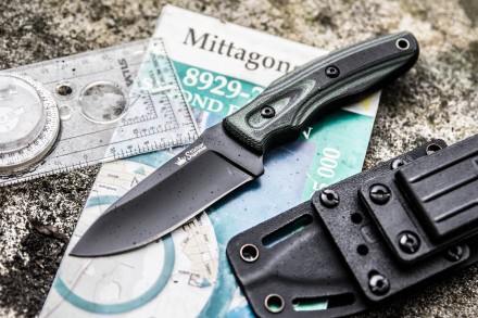 Нож Kizlyar Supreme URBAN AUS-8 TW G10-BGH KS (TacWash, G10 Black-Green Handle, Kydex Sheath)