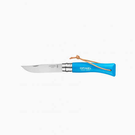 Нож складной Opinel 7 VRI Cyan Blue