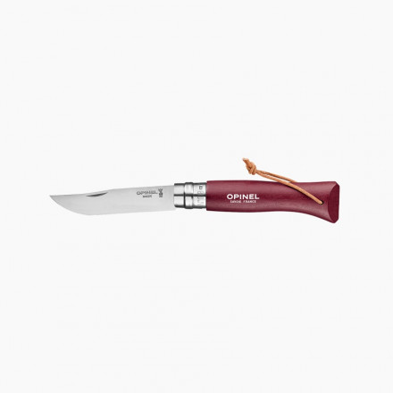 Нож складной Opinel 8 VRI Burgundy