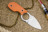 Нож Kizlyar Supreme AMIGO Z D2 S G10-ORGH (Satin, G10 Orange Handle)