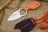 Нож Kizlyar Supreme AMIGO Z D2 S G10-ORGH (Satin, G10 Orange Handle)