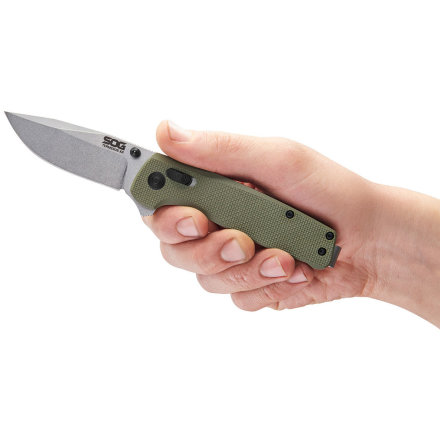 Нож складной SOG TM1022 Terminus XR G10 Green