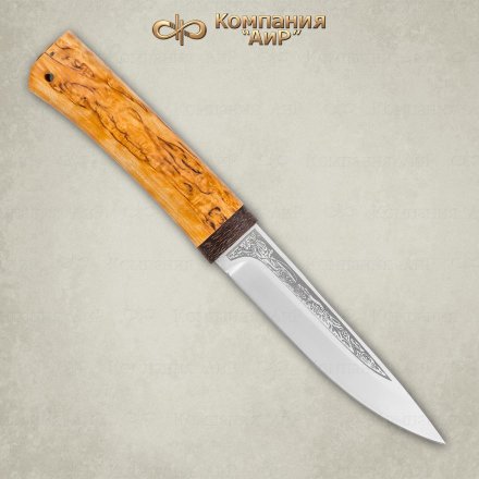 Нож АиР Пескарь (карельская береза, 95х18)