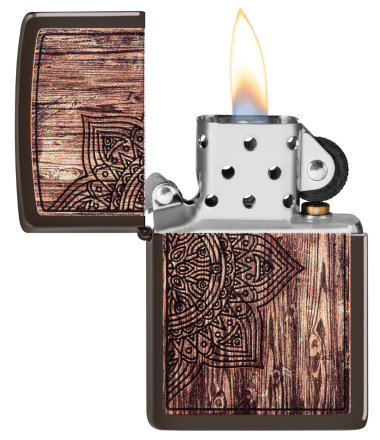 Зажигалка ZIPPO 49184 Wood Mandala Design