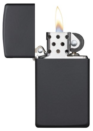 Зажигалка ZIPPO 1618 Slim® Black Matte