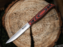 Нож Kizlyar Supreme COMPANERO AUS-10Co SW G10-BRH PS (Stone Wash, G10 Black-Red Handle, Kydex Sheath)