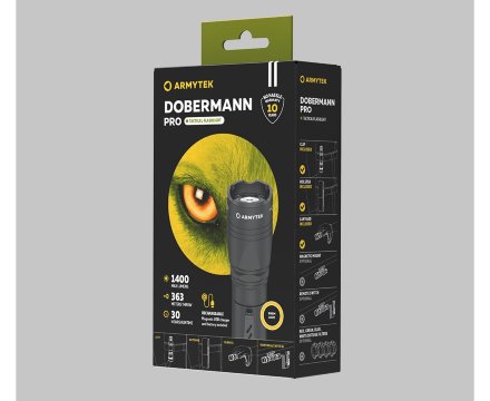 Фонарь Armytek Dobermann Pro Magnet USB (теплый свет)