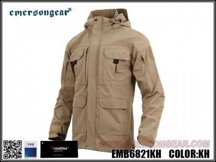 Куртка EmersonGear BlueLabel Windtalker All-weather Jacket (Black)