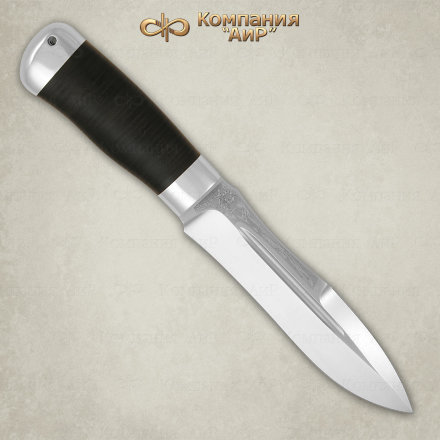 Нож АиР Скорпион 95х18 кожа/алюминий