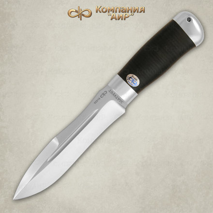 Нож АиР Скорпион 95х18 кожа/алюминий