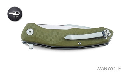 Нож складной Bestech knives BG04C WARWOLF khaki