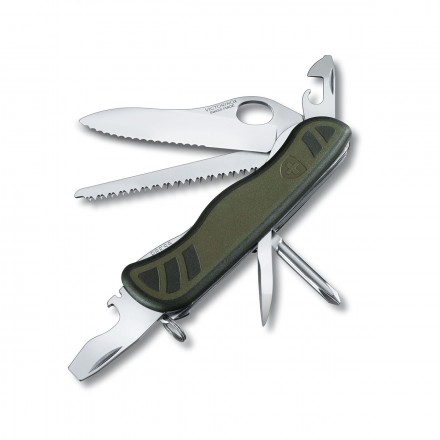 Нож Victorinox Swiss Soldier&#039;s Knife 08 green/black 0.8461.MWCH (111 мм)