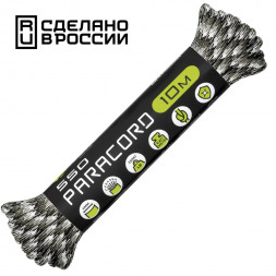 Паракорд 550 CORD nylon 10м RUS (siberian camo)