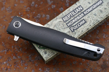 Нож складной Reptilian karat02black